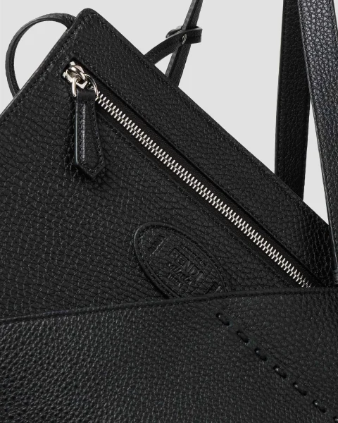 Selleria Diagonal Shopper Large in Black — снимка 4