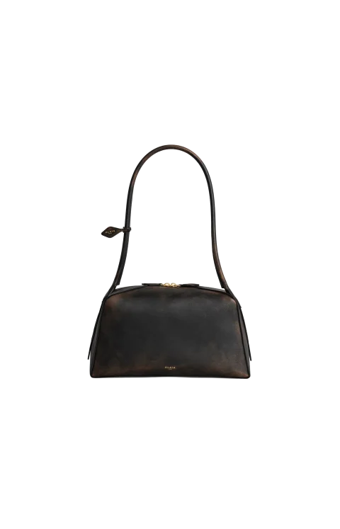Le Bouledogue Bag in Aged Leather