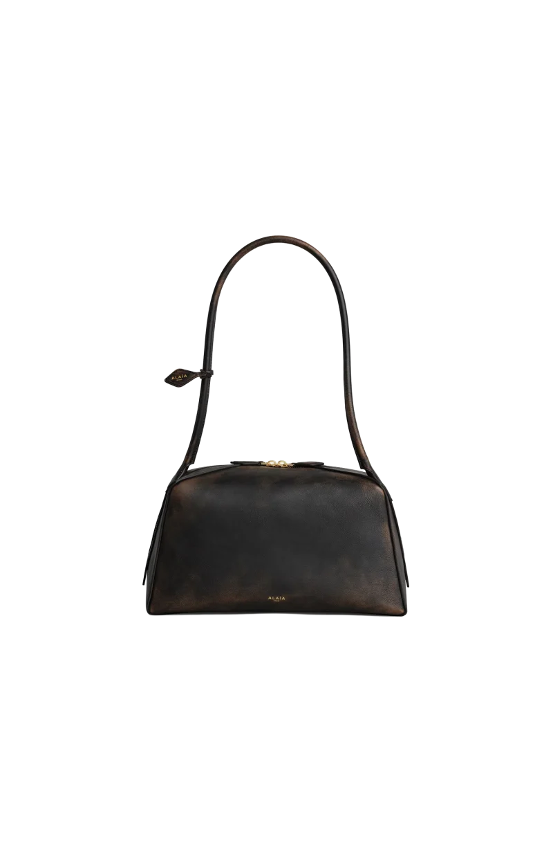 Le Bouledogue Bag in Aged Leather