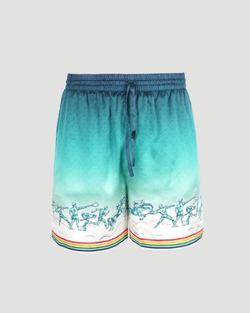 La Déesse du Stade Silk Shorts