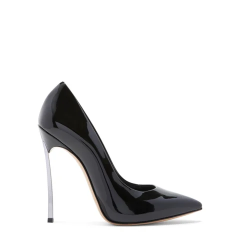 Дамски черни обувки с ток "Blade" Casadei