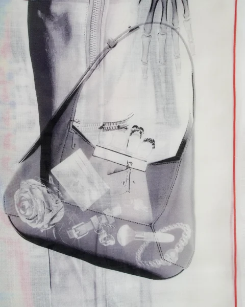 X-Ray Print Scarf — снимка 2