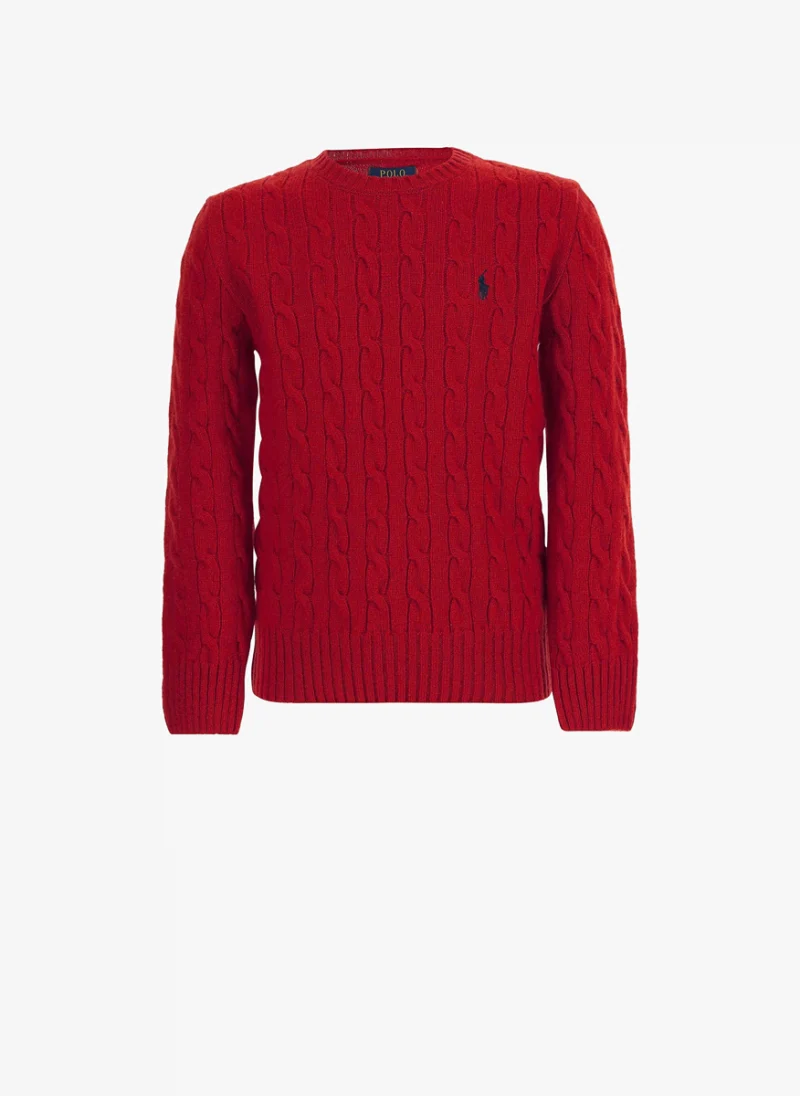 Пуловер 'Cable-Knit' Ralph Lauren Kids 2-7