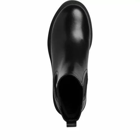 Дамски Боти На Ток TAMARIS – 1-25459-41-003 BLACK LEATHER — снимка 5