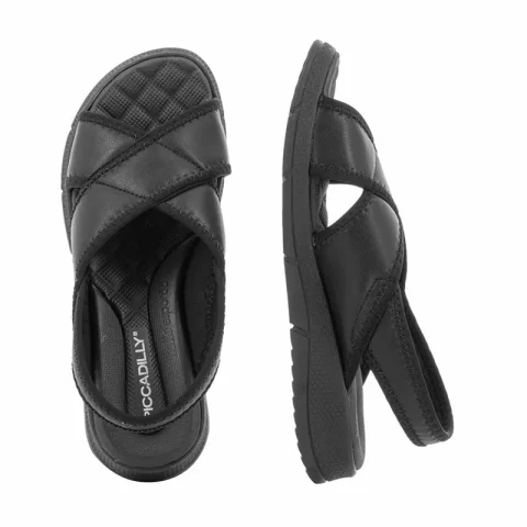 Дамски Сандали Комфорт PICCADILLY – 57100507 ELASTANO PRETO — снимка 4