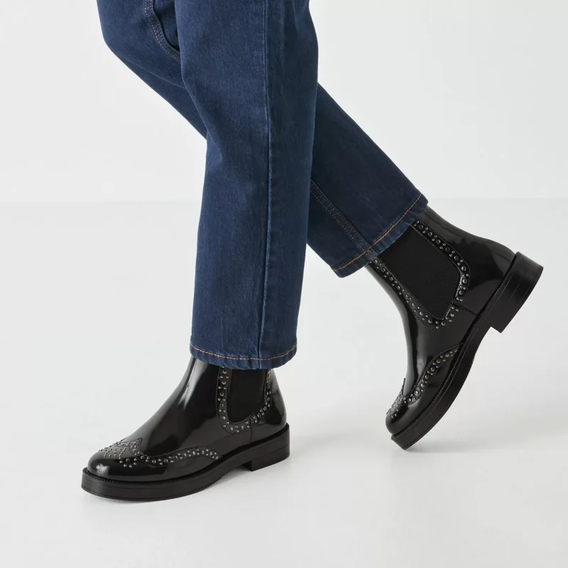Дамски Равни Боти TAMARIS – 1-25340-45-001 BLACK — снимка 7