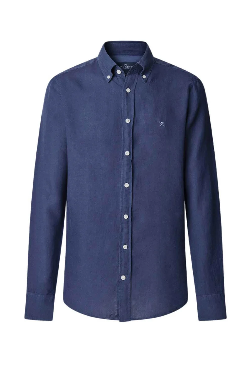 Риза Drop 2 Ess Gmd Linen Brpt HM3010264 591 ink blue