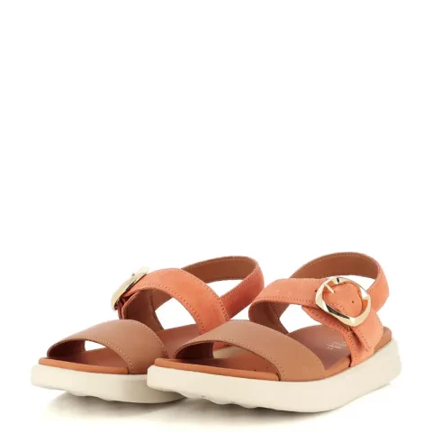 Дамски Равни Сандали GEOX – D65PAA D XAND 2S PEACH/BEIGE — снимка 3