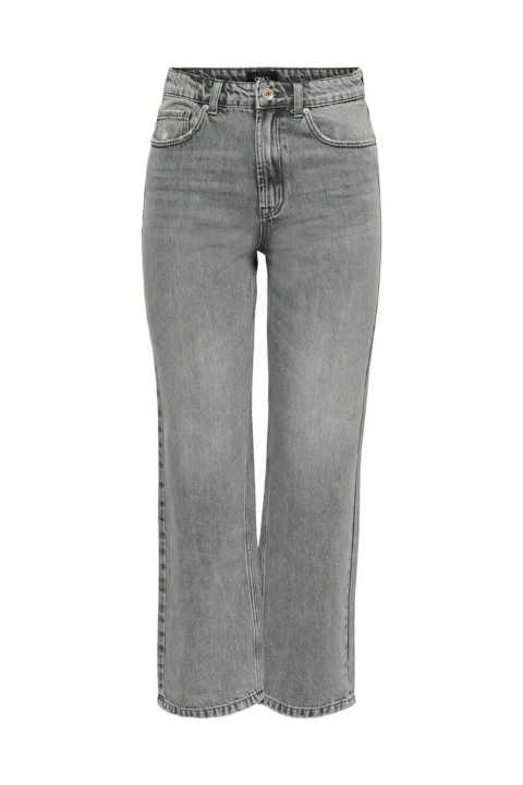 Jean Onlmegan Life Hw Ex Wide Ank Bb Pim077 15223902 bs000056 light grey denim