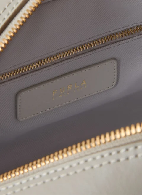 Чанта Furla Poppy Dome Stone Gray M — снимка 4