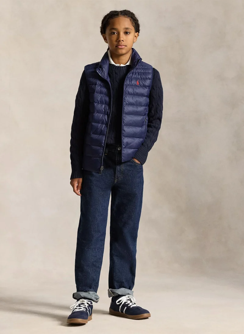 Капитониран елек Ralph Lauren Kids 6-14 — снимка 2