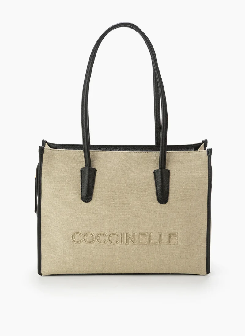 Чанта Coccinelle Myrtha26 Natural Noir