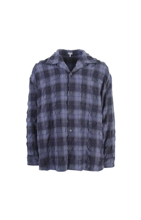 Shirt in Wool and Cotton