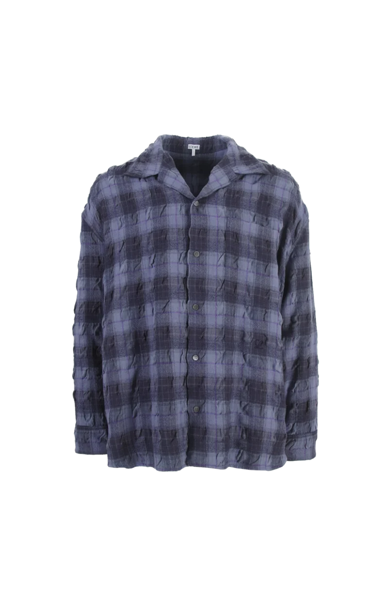 Shirt in Wool and Cotton