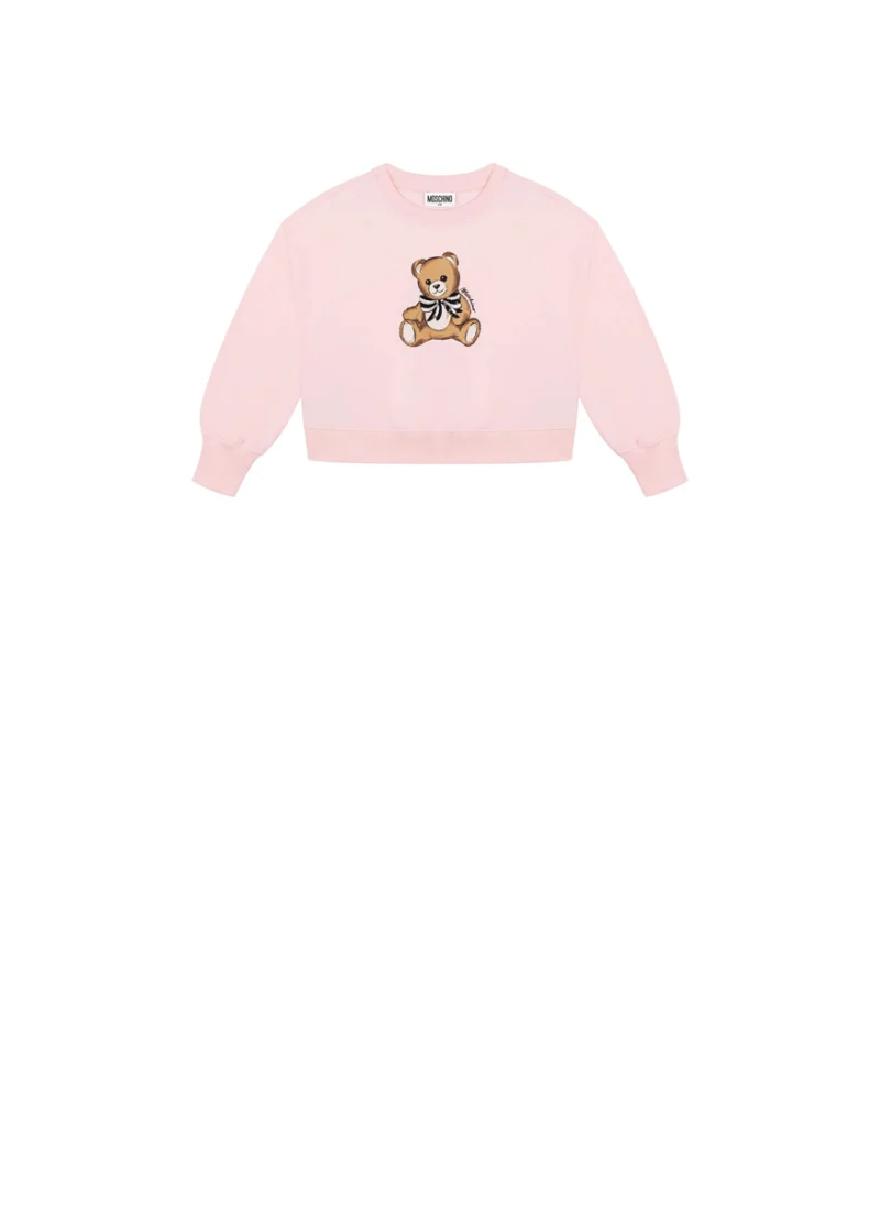 Суитшърт с принт Moschino Kids