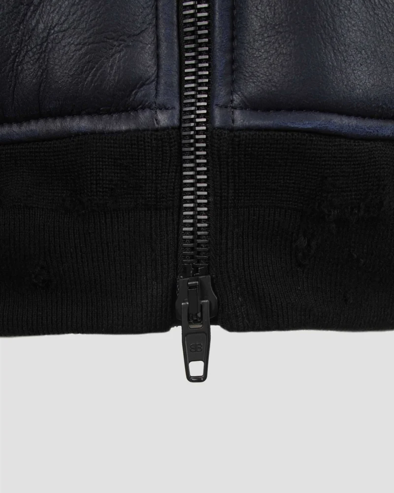 Black Leather Jacket — снимка 4