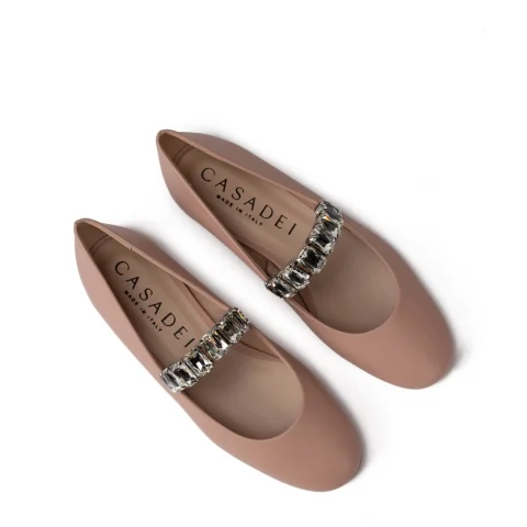 Дамски кожени балерини Casadei — снимка 7