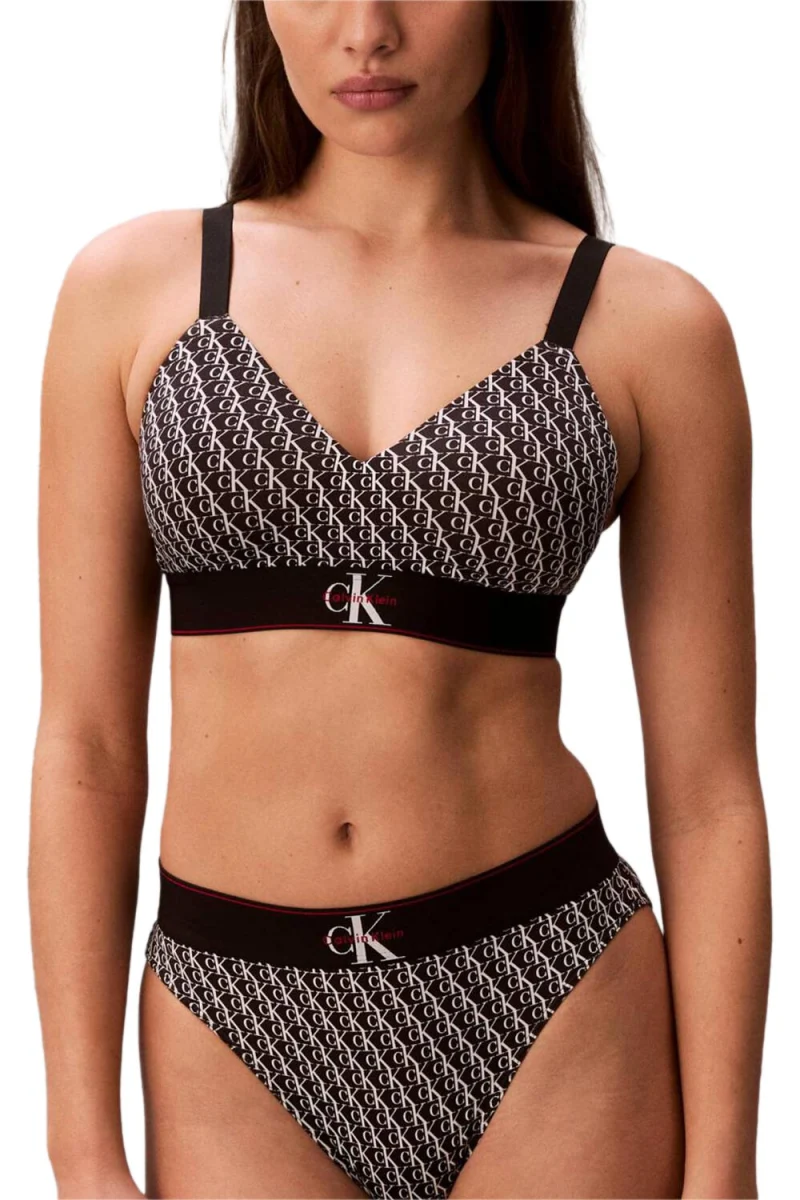 Bralette Lightly Lined Bralette LV00QF8877 2Y1 mini stepping logo black