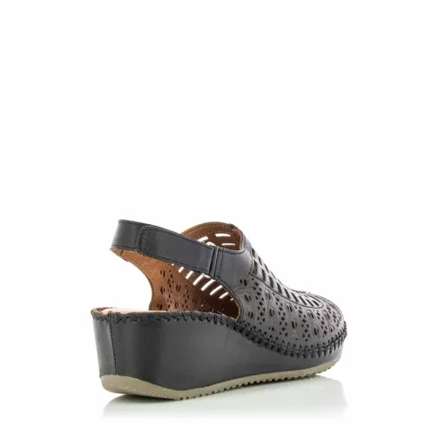 Дамски Сандали Комфорт VERONELA – 128.21 R01 BLACK — снимка 3