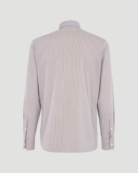Pinstripe Cotton Shirt — снимка 2