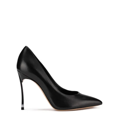 Дамски черни обувки с ток "Blade" Casadei