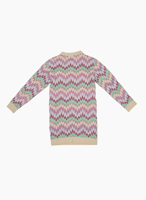 Рокля с геометричен десен Missoni Kids — снимка 4