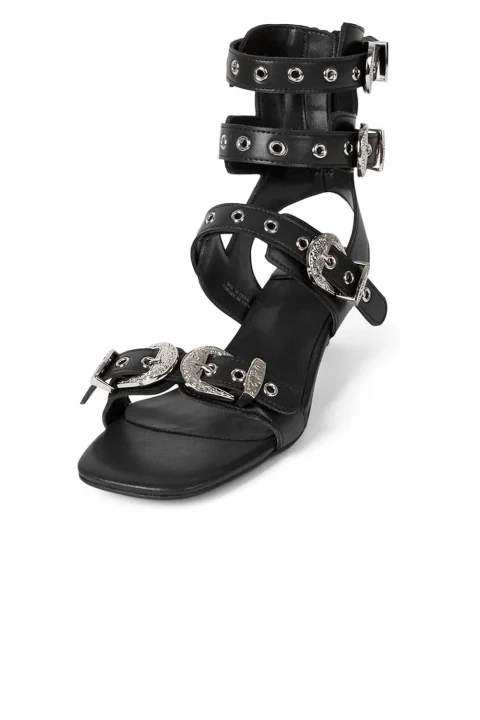 Сандали Eclectica Heels 0101003965 black — снимка 2