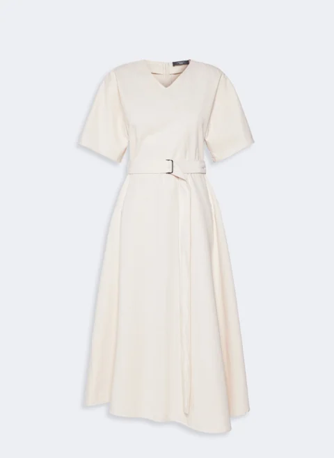 Дълга рокля с колан Weekend Max Mara Wkdcaladio