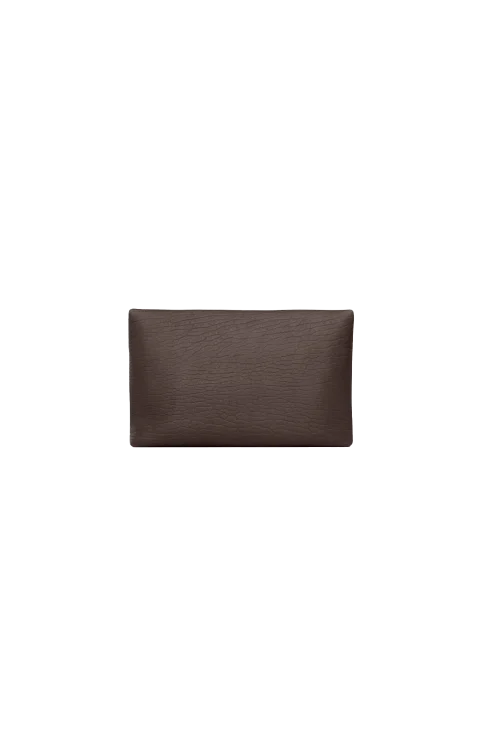 Cassandre Large Envelope Pouch in Lambskin in Brown — снимка 3