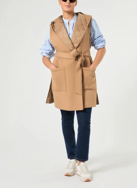 Двулицев капитониран елек Marina Rinaldi Mrscantico