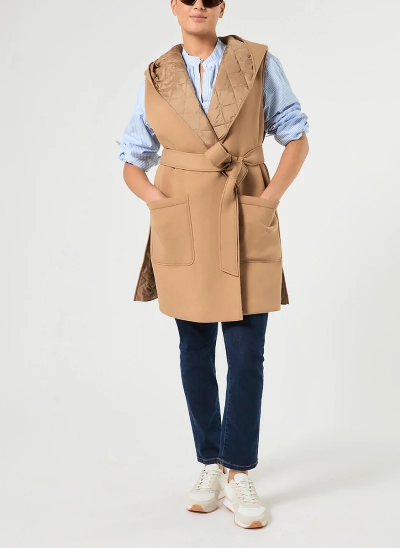 Двулицев капитониран елек Marina Rinaldi Mrscantico