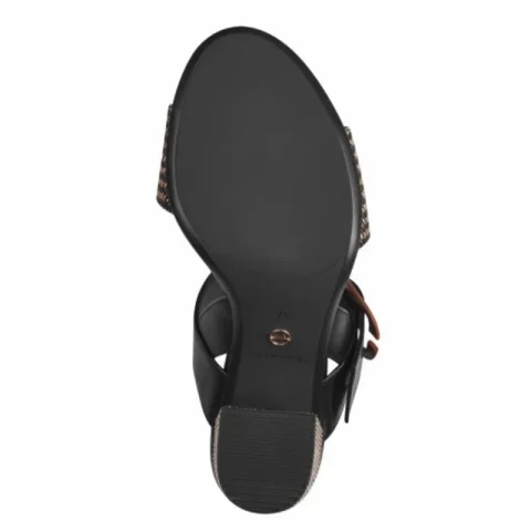 Дамски Сандали На Ток TAMARIS – 1-28015-42-098 BLACK COMB — снимка 6