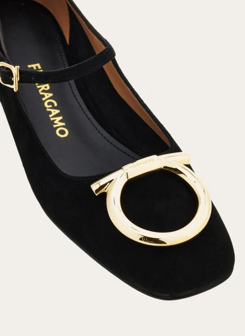 Балерини на ток `Mary Jane` Ferragamo — снимка 3