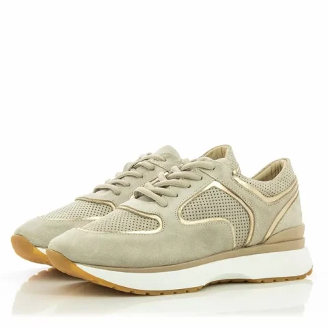 Дамски Сникърс VENEZIA – 252-30213 LEATHER BEIGE — снимка 3
