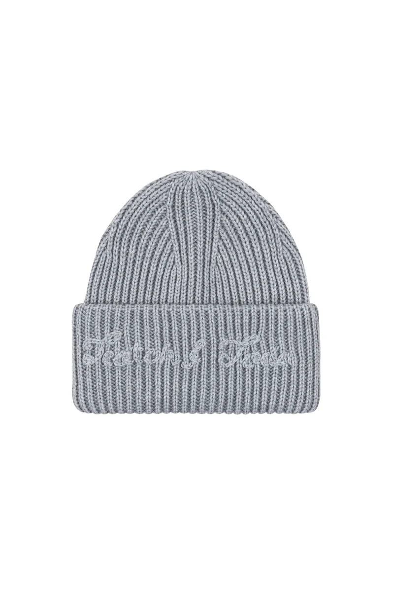 Шапка S&S Chain Stitch Cuff Beanie SSM53005 039 grey/grey