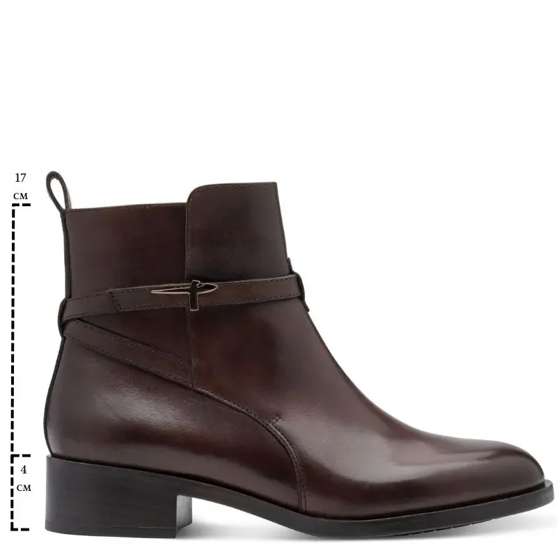 Дамски Равни Боти TAMARIS – 1-25321-43-342 MAHOGANY — снимка 7