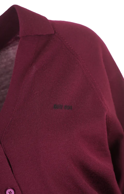 Knit Cardigan with Logo — снимка 2