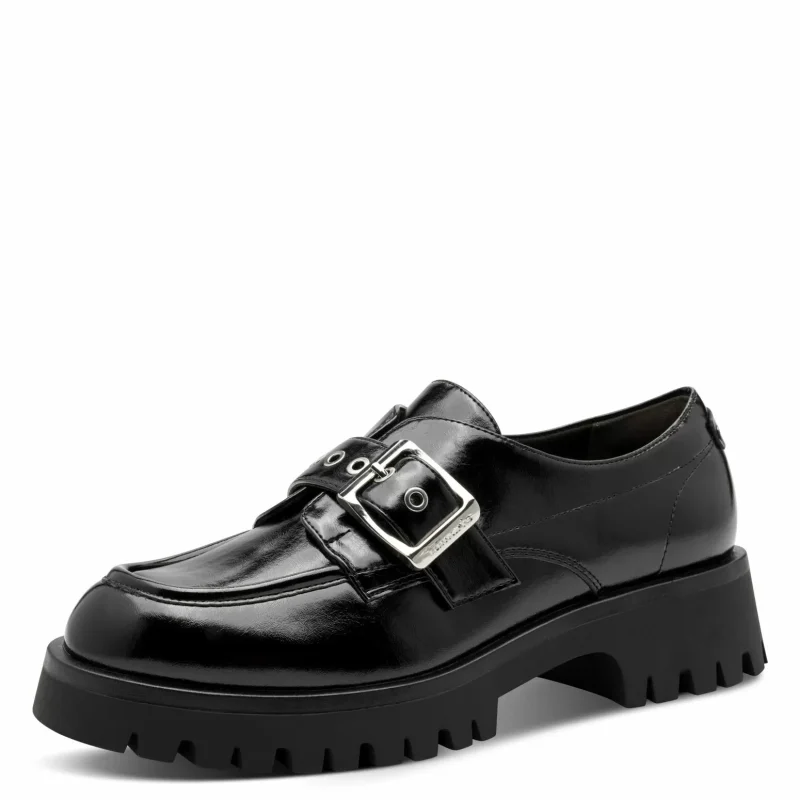 Дамски Лоуфър TAMARIS – 1-24766-45-001 BLACK — снимка 3