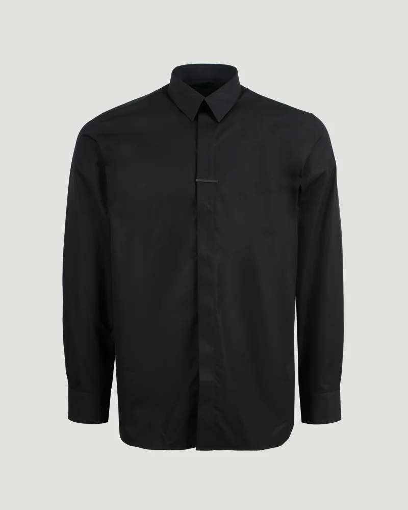 Poplin Shirt in Black
