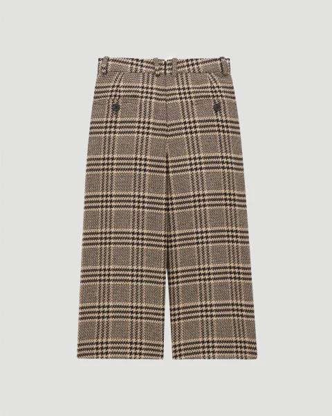 Culottes in Prince of Wale Silk and Cashmere