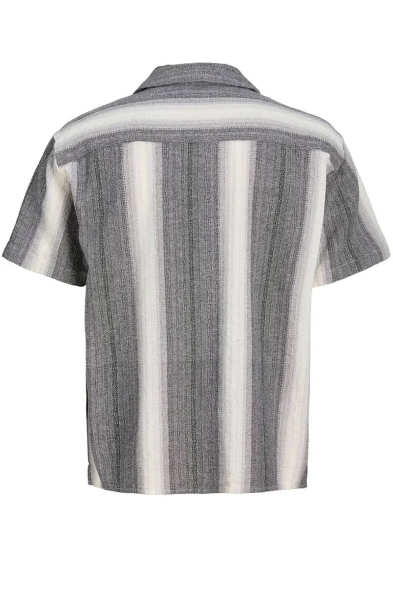 Риза Jjalvaro Dobby Resort Ss 12289794 C-N10 black — снимка 2