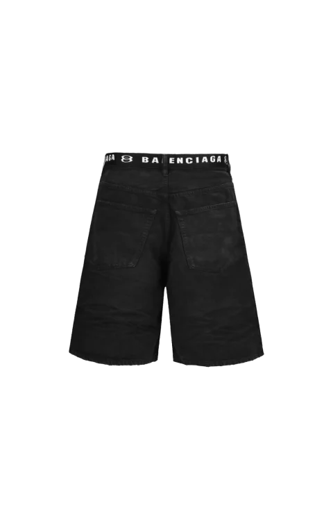 Black Shorts with Belt — снимка 2