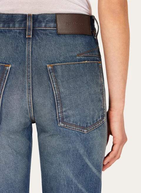Деним 'Straight-leg' Ferragamo — снимка 4