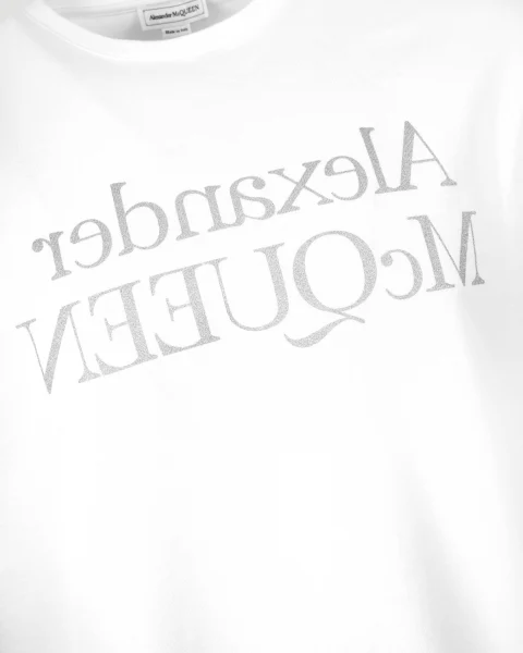 Logo T-Shirt in White — снимка 3