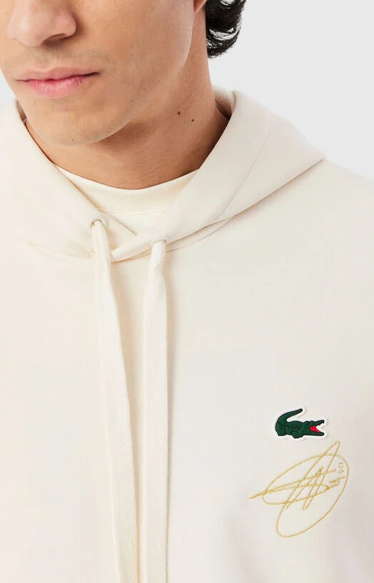 Суитшърт с качулка LACOSTE TENIS x NOVAK DJOKOVIC — снимка 4