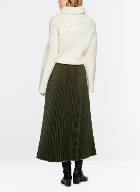 Плисирана пола с вълна Marc Cain Collections — снимка 10