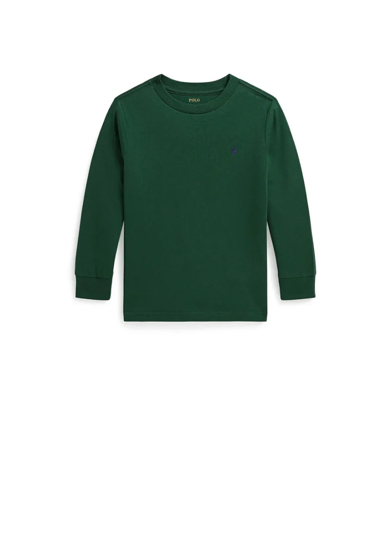 Блуза с лого бродерия Ralph Lauren Kids 4-7