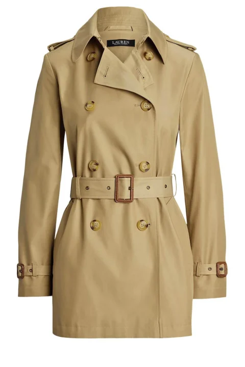 Палто Cotton Blend-Db Blt Trnch 30" 297967126002 270 light beige