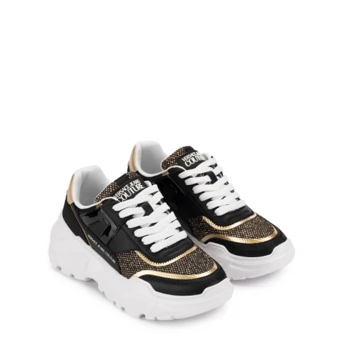 Дамски черни маратонки VERSACE JEANS — снимка 6