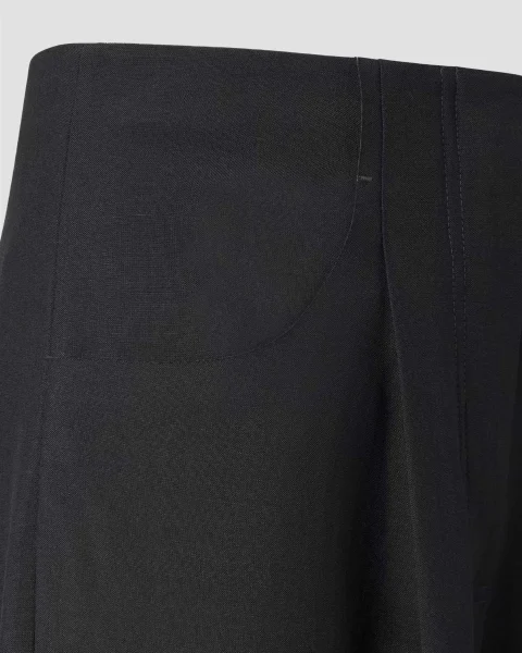 Mohair and Wool Trousers in Black — снимка 3